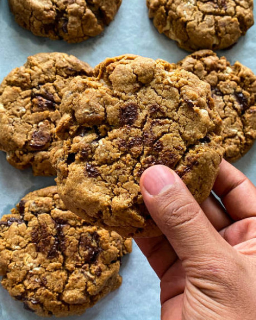 Cookie chocolat et noisettes 