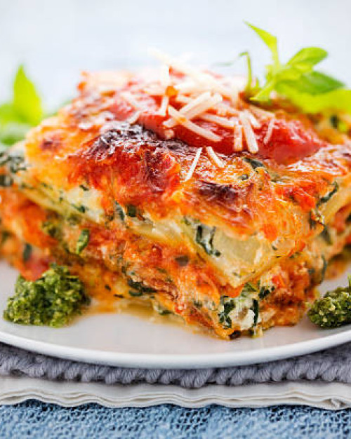 Lasagne au deux saumon
