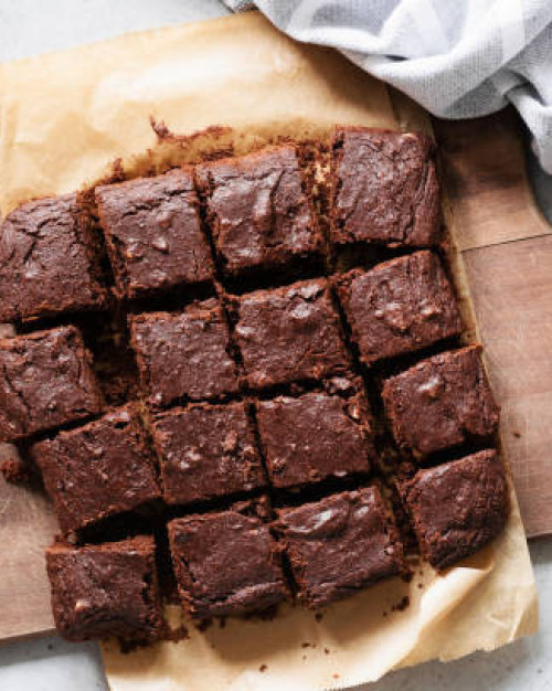 Plateau de 10 minis brownies.