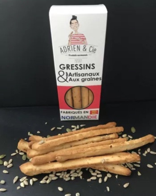 Gressins de normandie aux graines 95g