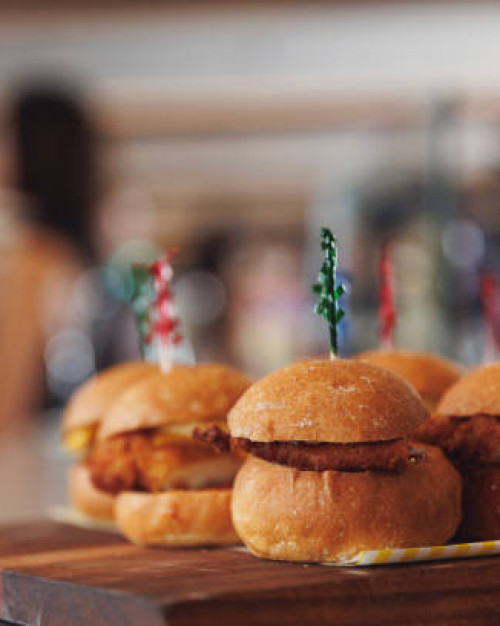 Plateau de 10 buns au poulet