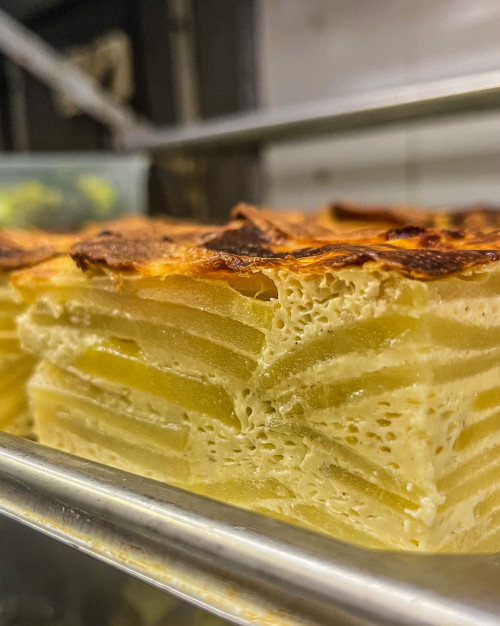 Feuilleté de pommes de terre truffé