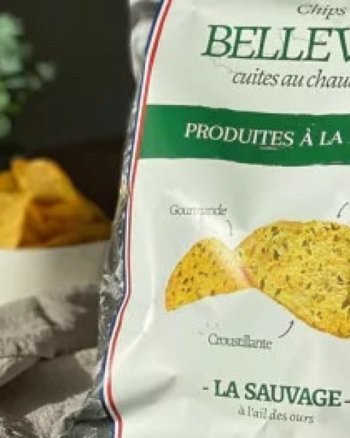 Chips fermières à l'ail des ours - La sauvage- 125g 
