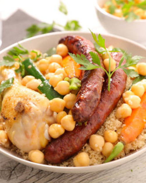 Couscous poulet merguez