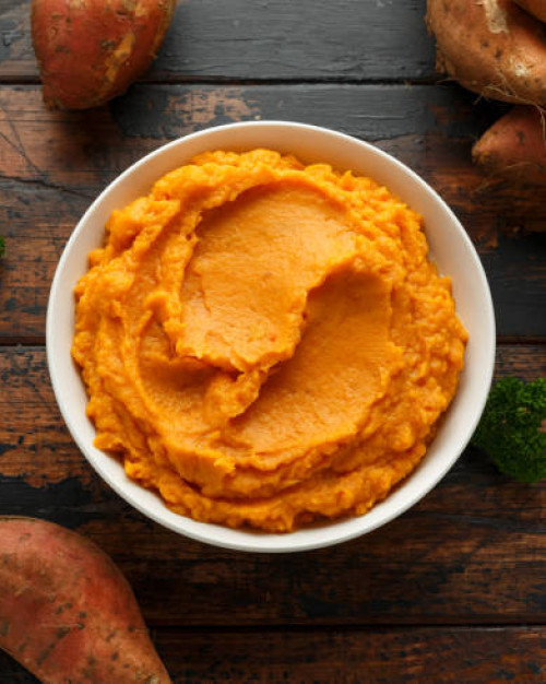 Purée de patates douces