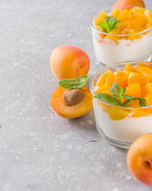 Panna-cotta  abricots & romarin