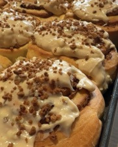 Roll brioché au spéculoss & cream cheese