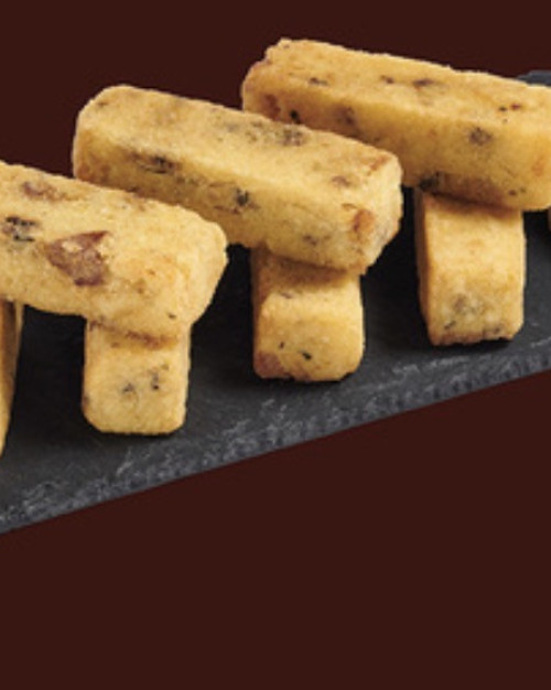 Lingot de polenta aux cèpes